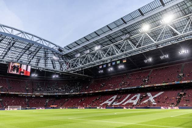 AMSTERDAM - Overview of the stadium during the UEFA Nations League match between the Netherlands and Germany at the Johan Cruijff ArenA on September 24, 2026 in Amsterdam, the Netherlands. ANP KOEN VAN WEEL UEFA Nations League 2025 26 xVIxANPxSportx xxANPxIVx 569950584 originalFilename: 569950584.jpg