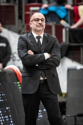 Carles Duran Ortega, MHP Riesen Ludwigsburg, Head Coach (GER), MHP Riesen Ludwigsburg vs. Rostock Seawolves, Basketball Bundesliga, easycredit BBL, Matchday 2, 2026–2027 Season, September 24, 2026 GER, MHP Riesen Ludwigsburg vs. Rostock Seawolves, Basketball Bundesliga, easycredit BBL, Matchday 2, 2026–2027 Season, September 24, 2026 Ludwigsburg Copyright: xSandyxDinkelackerx EP_SDR