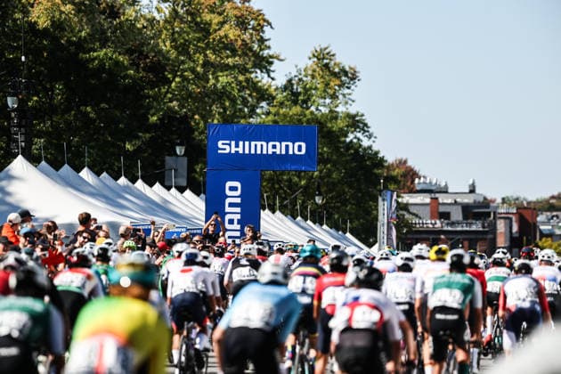 2026 UCI Road World Championships Picture by Alex Whitehead SWpix.com - 24 09 2026 - Cycling - 2026 UCI Road World Championships - MontrÃ al, Canada - Men Junior Road Race - Shimano, Branding MontrÃ al Avenue du Parc Canada Copyright: x xSWpix.comx(t axPhotographyxHubxLtd)xAlexxWhitehead SWpix.comx SWP-3521-2650