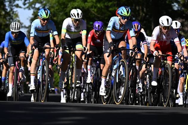 Belgian Tess Moerman pictured in action during the Women™s U23 race (134km) at the cycling World Championship, WM, Weltmeisterschaft in Montreal, Canada, Thursday 24 September 2026. The UCI road world championships are taking place from 20 to 27 September, in Montreal, Canada. JASPER JACOBS Belgian Tess Moerman pictured in action during the Junior Men race (134km) at the cycling World Championship, in Montreal, Canada, Thursday 24 September 2026. The UCI road world championships are taking place from 20 to 27 September, in Montreal, Canada. JASPER JACOBS,%items the Junior Men race (134km) at the cycling World Championship, in Montreal, Canada, Thursday 24 September 2026. The UCI road world championships are taking place from 20 to 27 September, in Montreal, Canada. JASPER JACOBS JASPERxJACOBS,JASPERxJACOBS x0867746370stx