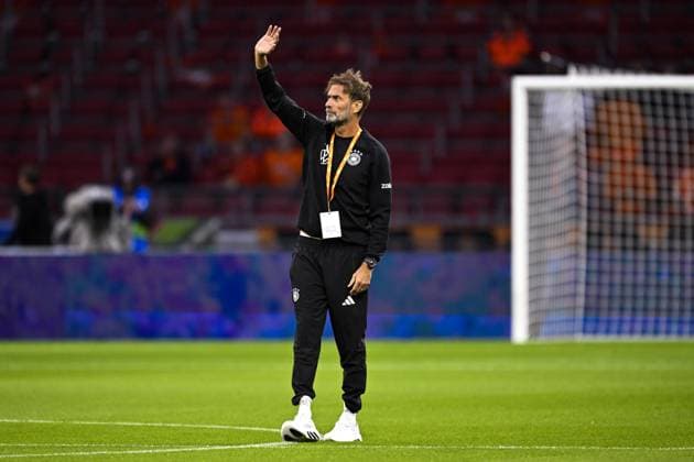 AMSTERDAM - Germany coach Jürgen Klopp before the UEFA Nations League match between the Netherlands and Germany at the Johan Cruijff ArenA on September 24, 2026 in Amsterdam, the Netherlands. ANP OLAF KRAAK UEFA Nations League 2025 26 xVIxANPxSportx xxANPxIVx 569951125 originalFilename: 569951125.jpg