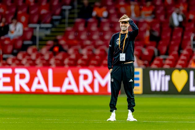 AMSTERDAM: Germany coach Jürgen Klopp during the UEFA Nations League match between the Netherlands and Germany at the Johan Cruijff ArenA on September 24, 2026, in Amsterdam, Netherlands. Photo by DeFodi Images