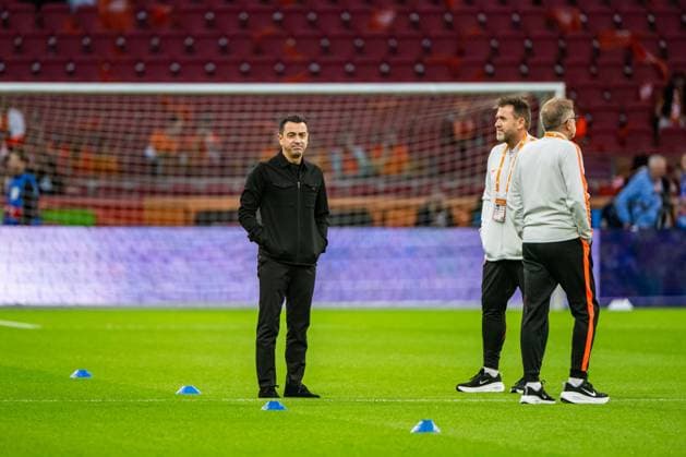 Soccer, Men s, 2026–27 Season, UEFA Nations League League A, Group 2, Matchday 1 in Amsterdam, Netherlands vs. Germany; from left: Coach Xavi Hernandez of the Netherlands before the game, September 24, 2026, Copyright: xMatthiasxKochx