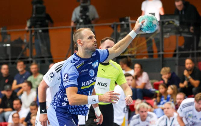 September 24, 2026, Germany, Stuttgart, DHB Cup 2026–2027 Season, TVB Stuttgart vs. HC Erlangen, Kai Häfner (TVB)