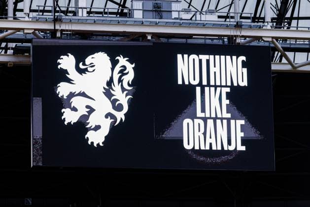AMSTERDAM - LED screen displays logo of the Dutch national team, Nationalteam and the text Nothing Like Oranje ahead of the UEFA Nations League match between the Netherlands and Germany at the Johan Cruijff ArenA on September 24, 2026, in Amsterdam, the Netherlands. MARCEL TER BALS ANP UEFA Nations League 2026 27 xVIxANPxSportx xMarcelxterxBalsxIVx 569954275 originalFilename: 569954275.jpg