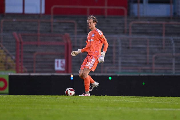 September 24, 2026, Soccer, 2026–2027 Season, Friendly Match, Rot-Weiß Oberhausen vs. FC Schalke 04, Goalie Max Weiland, FC Schalke 04 U23 xRHR PHOTO YYx Copyright: KROEGER RHR-FOTOx RHR-FOTO YY