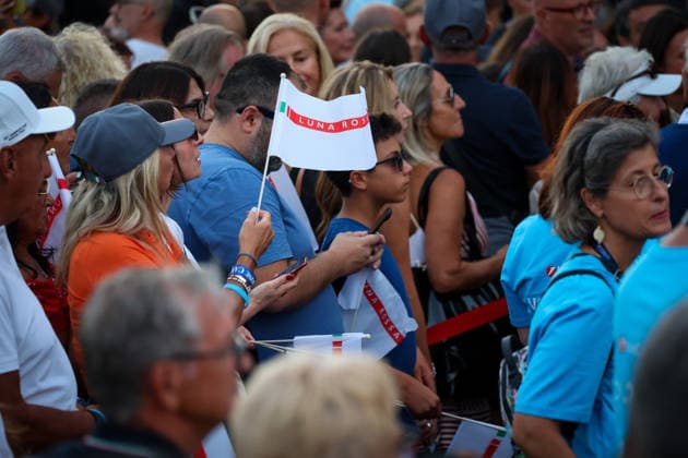 Team Presentatione during the pre-regattas of the Louis Vuitton 38th America s Cup, Naples, Italy, September 24, 2026  Copyright: xAlessandroxGarofalo LaPressex