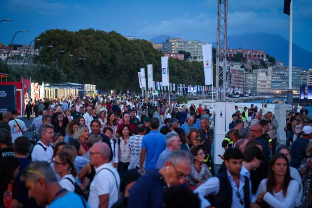 Team Presentatione during the pre-regattas of the Louis Vuitton 38th America s Cup, Naples, Italy, September 24, 2026  Copyright: xAlessandroxGarofalo LaPressex