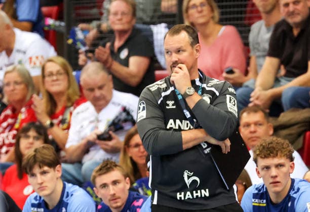 September 24, 2026, Germany, Stuttgart, DHB Cup 2026–2027 Season, TVB Stuttgart vs. HC Erlangen, TVB Coach Misha Kaufmann