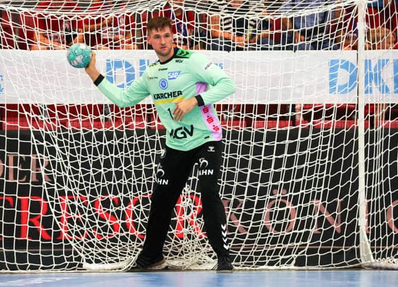 September 24, 2026, Germany, Stuttgart, DHB Cup, 2026–2027 season, TVB Stuttgart vs. HC Erlangen, Mateusz Kornecki (TVB)