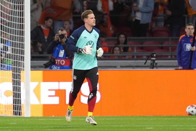Goalkeeper Marc-André ter Stegen, Germany, Amsterdam, September 24, 2026, Netherlands vs. Germany, Nations League Matchday 1, Johan Cruijff Arena
