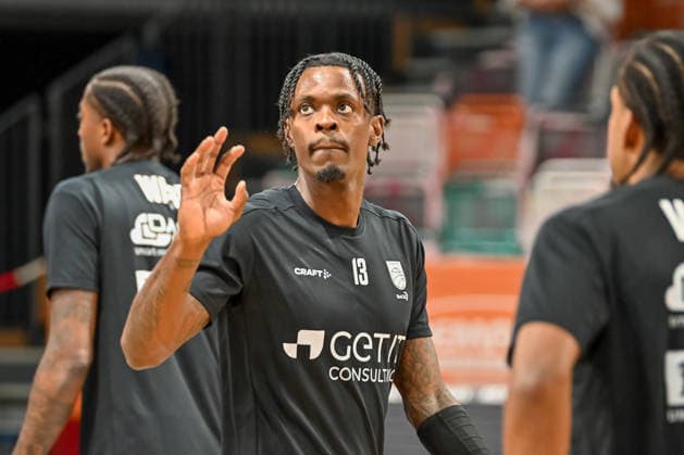 Trevon Scott Bamberg Baskets, 13 RASTA Vechta vs. Bamberg Baskets, easyCredit Basketball Bundesliga, Matchday 2, 2026–2027 Season, September 24, 2026, RASTA Vechta vs. Bamberg Baskets, easyCredit Basketball Bundesliga, Matchday 2, 2026–2027 Season, September 24, 2026, Vechta Copyright: xEibner-Pressefoto RobertxGertzenx EP_RGN