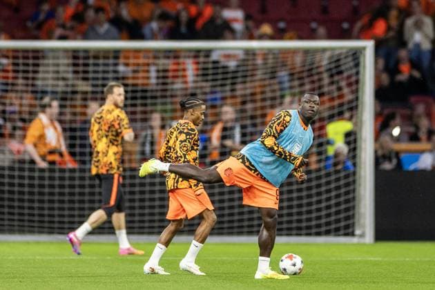 AMSTERDAM - Brian Brobbey of the Netherlands during the UEFA Nations League match between the Netherlands and Germany at the Johan Cruijff ArenA on September 24, 2026, in Amsterdam, the Netherlands. ANP KOEN VAN WEEL UEFA Nations League 2025 26 xVIxANPxSportx xxANPxIVx 569957039 originalFilename: 569957039.jpg