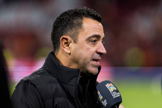 AMSTERDAM, NETHERLANDS - SEPTEMBER 24: Xavi Hernandez (Head Coach Netherlands) during tv interviews before the UEFA Nations League match between Netherlands vs. Germany at Johan Cruijff ArenA on matchday 1 of the UEFA Nations League on September 24, 2026 in Amsterdam, Netherlands. Netherlands Copyright: xSteffiexWunderlx