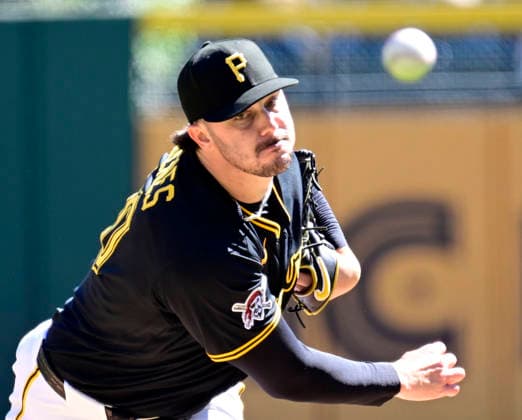 Pittsburgh Pirates pitcher Paul Skenes (30) throws in the first inning against the St. Louis Cardinals at PNC Park on Thursday, Sept. 24, 2026 in Pittsburgh.  PIT2026092402 ArchiexCarpenter