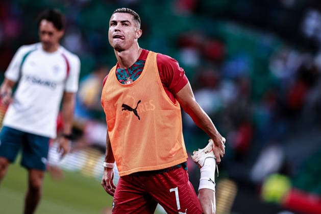 September 24, 2026, Lisboa, Lisboa, Portugal: Cristiano Ronaldo of Portugal national team, Nationalteam warming up during the UEFA Nations League 2026Ã¢â‚¬27 League Phase Matchday 1 match between Portugal and Wales at Estadio Jose Alvalade in Lisbon, Portugal Lisboa Portugal - ZUMAg283 20260924_zsp_g283_021 Copyright: xJoaoxGregoriox