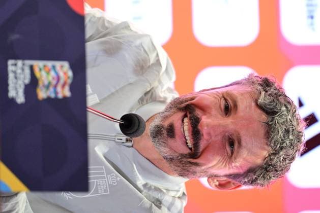 Belgium s head coach Mark van Bommel pictured during a press conference, PK, Pressekonferenz of the Red Devils, the Belgian national soccer team, in Rome, Italy on Thursday 24 September 2026. The team is preparing for the opening game of the UEFA Nations League against Italy on Friday. DIRKxWAEM  x0867756845stx