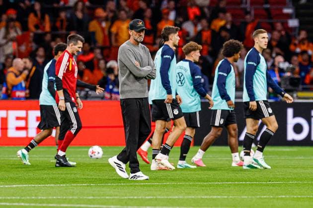 AMSTERDAM - Germany Head Coach Jurgen Klopp ahead of the UEFA Nations League match between the Netherlands and Germany at the Johan Cruijff ArenA on September 24, 2026 in Amsterdam, the Netherlands. MARCEL TER BALS ANP UEFA Nations League 2026 27 xVIxANPxSportx xMarcelxterxBalsxIVx 569959452 originalFilename: 569959452.jpg