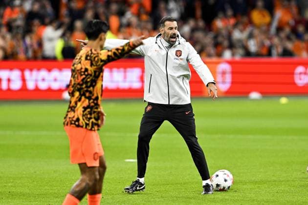 AMSTERDAM - Netherlands assistant coach Ruud van Nistelrooij during the warm-up at the UEFA Nations League match between the Netherlands and Germany at the Johan Cruijff ArenA on September 24, 2026, in Amsterdam, the Netherlands. ANP OLAF KRAAK UEFA Nations League 2025 26 xVIxANPxSportx xxANPxIVx 569959538 originalFilename: 569959538.jpg