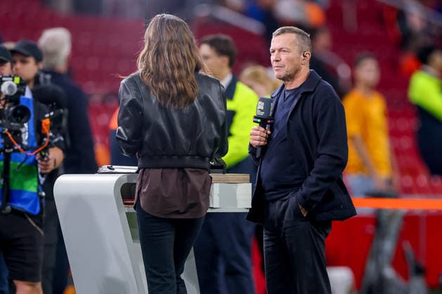 September 24, 2026, Soccer, International Match, Netherlands vs. Germany, Kickoff of the 2026–2027 UEFA Nations League, Matchday 1, Johan Cruijff ArenA, Amsterdam, 2026–27 season. Sky commentator Lothar Matthäus. DFB regulations prohibit any use of photographs as image sequences and or quasi-video footage. Netherlands
