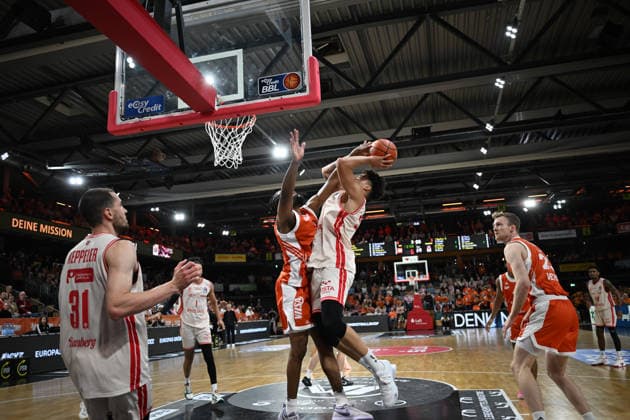 September 24, 2026, GER, Basketball, Bundesliga 2 Matchday, 2026–2027 Season, Vechta, RASTA Dome, RASTA Vechta vs. BMA365 Bamberg Baskets Lloyd PANDI Rasta Vechta 2 vs. Joshua OBIESIE BMA365 Bamberg Baskets 77 Vechta RASTA Dome Lower Saxony Germany Copyright: xnordphotoxGmbHx xRojahnx