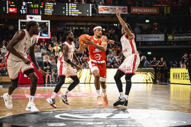 1st Basketball Bundesliga, easyCredit BBL, 2026–2027 Season, Men s Division, Regular Season, Matchday 2, September 24, 2026, RASTA Vechta Bamberg Baskets Nelson Weidemann 30 RASTA Vechta in action Vechta RASTA Dome Lower Saxony Germany