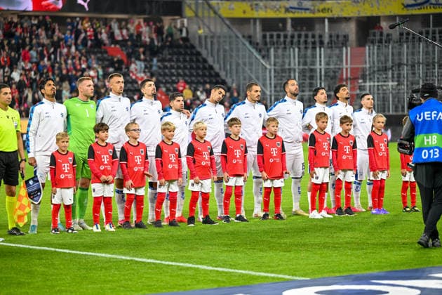September 24, 2026, Oberoesterreich Arena Linz, AUT, UEFA Nations League 2026–27, Group B: Austria vs. Israel; pictured: Team Israel (ISR) – UEFA Nations League 2026–27, Group B match between Austria and Israel in Linz, Austria, on September 24, 2026; Linz, Upper Austria, Austria