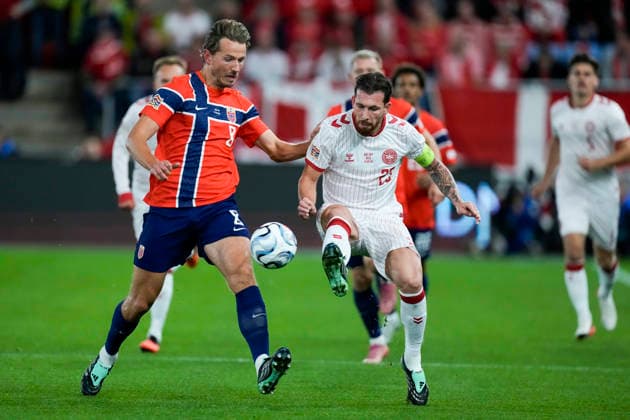 Football, Nations League, Norway v Denmark