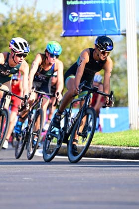 2026 World Triathlon Championship Finals Pontevedra Beate Jansone of Latvia is in action during the junior women race in 2026 World Triathlon Championship Finals Pontevedra at Pontevedra on September 24, 2026 in Pontevedra, Spain. Pontevedra Pontevedra Spain Copyright: xKaanxUcele PSxImagesxKaanxUcele PSxImagesx