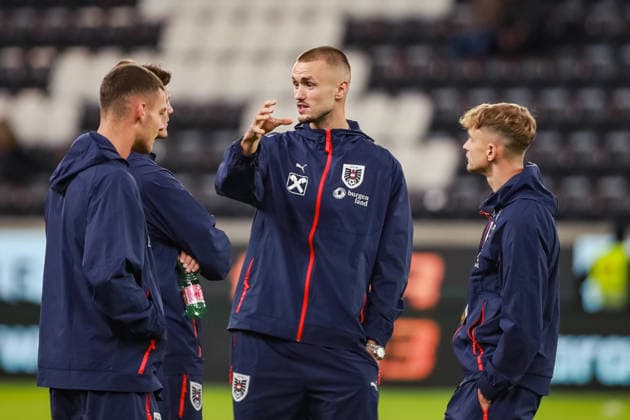 SOCCER - NL, AUT vs ISR LINZ,AUSTRIA,24.SEP.26 - SOCCER - UEFA Nations League, group stage, OEFB international match, Länderspiel, Nationalmannschaft Austria vs Israel. Image shows Sasa Kalajdzic (AUT).  GEPAxpictures xManuelxBinder