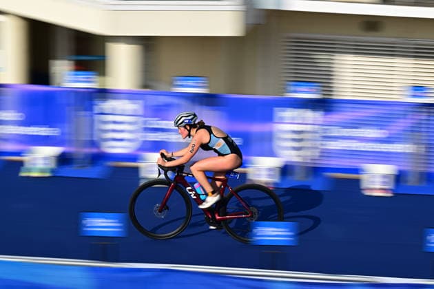 2026 World Triathlon Championship Finals Pontevedra Federica Carletto of Argentina is in action during the junior women race in 2026 World Triathlon Championship Finals Pontevedra at Pontevedra on September 24, 2026 in Pontevedra, Spain. Pontevedra Pontevedra Spain Copyright: xKaanxUcele PSxImagesxKaanxUcele PSxImagesx