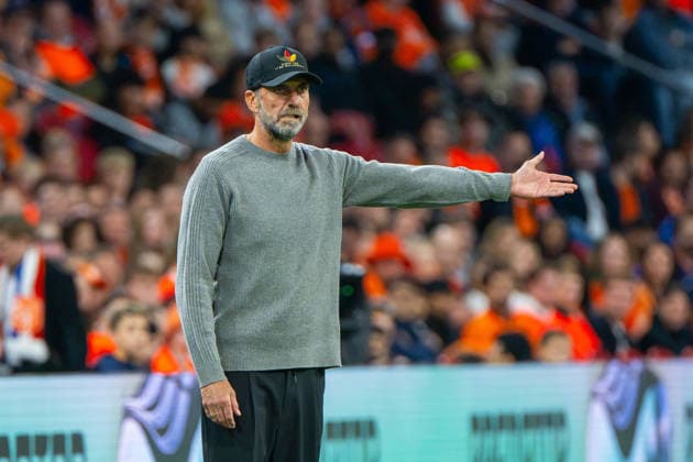 Soccer, Men s, 2026–27 Season, UEFA Nations League League A, Group 2, Matchday 1 in Amsterdam, Netherlands vs. Germany, Coach Jürgen Klopp (Germany), September 24, 2026, Copyright: xMatthiasxKochx