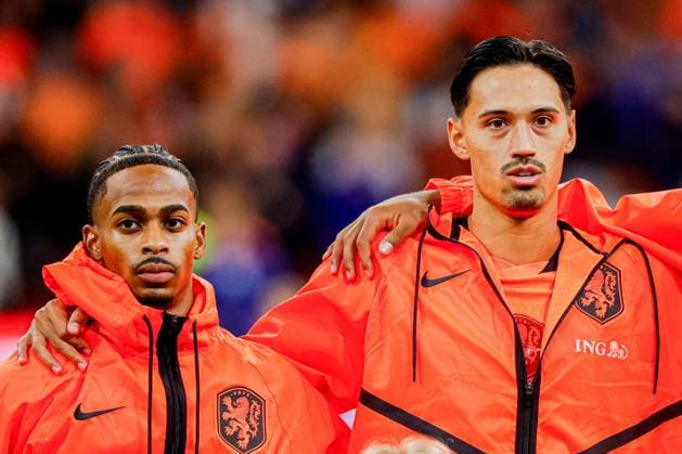 AMSTERDAM - Crysencio Summerville of the Netherlands and Tijjani Reijnders of the Netherlands prior to the UEFA Nations League match between the Netherlands and Germany at the Johan Cruijff ArenA on 24 September 2026 in Amsterdam, the Netherlands. MARCEL TER BALS ANP UEFA Nations League 2026 27 xVIxANPxSportx xMarcelxterxBalsxIVx 569963749 originalFilename: 569963749.jpg