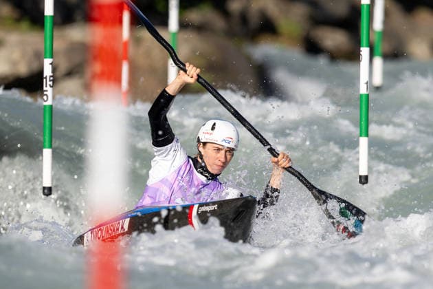ICF Canoe Slalom European Championships Klaudia Zwolinska during ICF Canoe Slalom European Championships in Ivrea, Italy, on September 24, 2026 Ivrea Italy  Copyright: xFotoxOlimpikx originalFilename:jastrzebowski-icfcanoe260924_npqUR.jpg