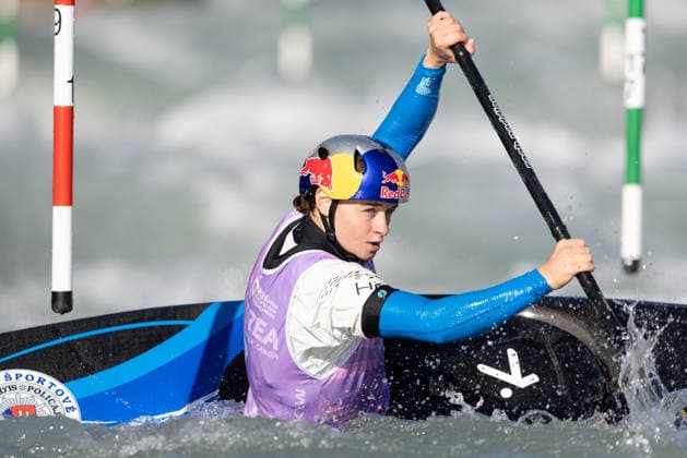 ICF Canoe Slalom European Championships Zuzana Pankova during ICF Canoe Slalom European Championships in Ivrea, Italy, on September 24, 2026 Ivrea Italy  Copyright: xFotoxOlimpikx originalFilename:jastrzebowski-icfcanoe260924_npU96.jpg