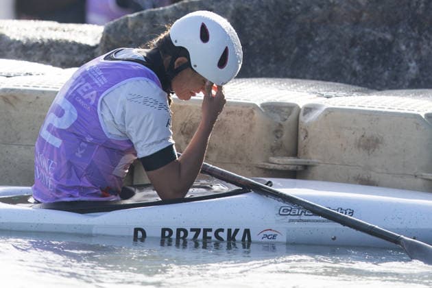 ICF Canoe Slalom European Championships Dominika Brzeska during ICF Canoe Slalom European Championships in Ivrea, Italy, on September 24, 2026 Ivrea Italy  Copyright: xFotoxOlimpikx originalFilename:jastrzebowski-icfcanoe260924_npjOj.jpg