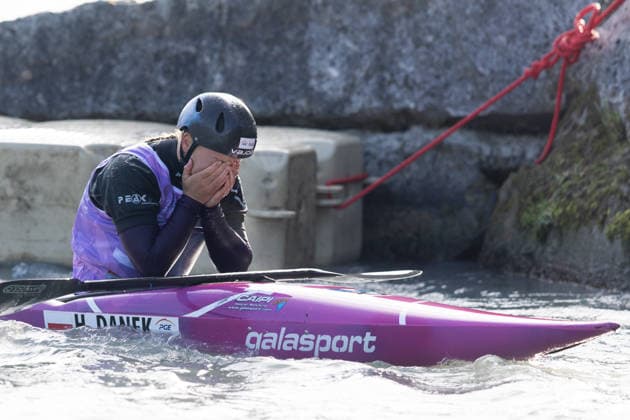 ICF Canoe Slalom European Championships Hanna Danek during ICF Canoe Slalom European Championships in Ivrea, Italy, on September 24, 2026 Ivrea Italy  Copyright: xFotoxOlimpikx originalFilename:jastrzebowski-icfcanoe260924_npSql.jpg