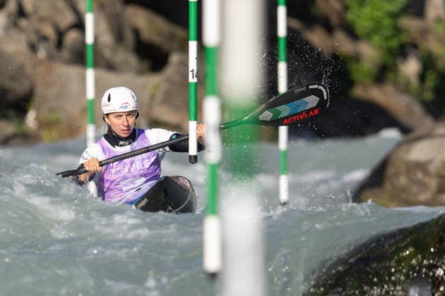 ICF Canoe Slalom European Championships Klaudia Zwolinska during ICF Canoe Slalom European Championships in Ivrea, Italy, on September 24, 2026 Ivrea Italy  Copyright: xFotoxOlimpikx originalFilename:jastrzebowski-icfcanoe260924_npTQ7.jpg