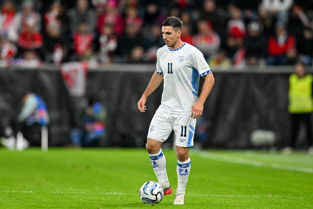 September 24, 2026, Oberoesterreich Arena Linz, AUT, UEFA Nations League 2026–27 Group B: Austria vs. Israel; pictured: Oskar Gloukh (ISR). UEFA Nations League 2026–27 Group B match between Austria and Israel in Linz, Austria, on September 24, 2026. Linz, Upper Austria, Austria