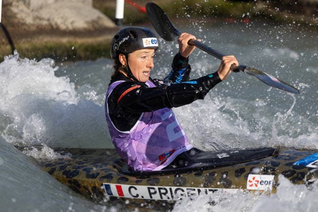 ICF Canoe Slalom European Championships Camille Prigent during ICF Canoe Slalom European Championships in Ivrea, Italy, on September 24, 2026 Ivrea Italy  Copyright: xFotoxOlimpikx originalFilename:jastrzebowski-icfcanoe260924_npJ4H.jpg