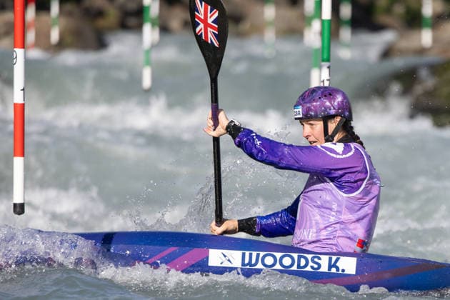 ICF Canoe Slalom European Championships Kimberley Woods during ICF Canoe Slalom European Championships in Ivrea, Italy, on September 24, 2026 Ivrea Italy  Copyright: xFotoxOlimpikx originalFilename:jastrzebowski-icfcanoe260924_npupl.jpg