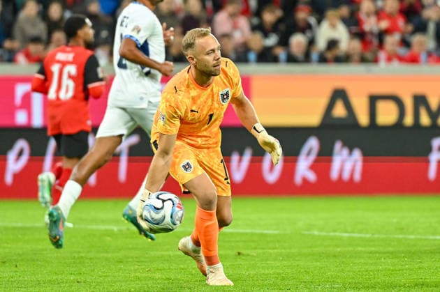 September 24, 2026, Oberoesterreich Arena Linz, AUT, UEFA Nations League 2026–27 Group B: Austria vs. Israel; pictured: Alexander Schlager, AUT. UEFA Nations League 2026–27 Group B match between Austria and Israel in Linz, Austria, on September 24, 2026. Linz, Upper Austria, Austria