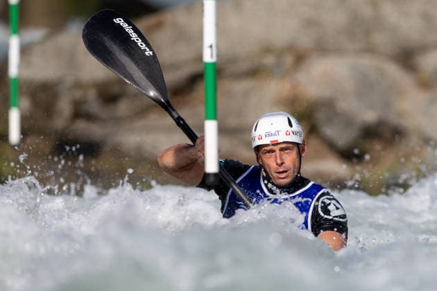 ICF Canoe Slalom European Championships Dariusz Popiela during ICF Canoe Slalom European Championships in Ivrea, Italy, on September 24, 2026 Ivrea Italy  Copyright: xFotoxOlimpikx originalFilename:jastrzebowski-icfcanoe260924_nphCV.jpg