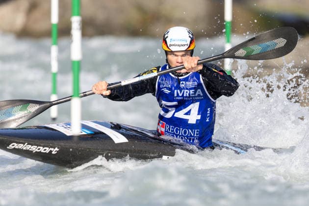 ICF Canoe Slalom European Championships Kilian Kaeding during ICF Canoe Slalom European Championships in Ivrea, Italy, on September 24, 2026 Ivrea Italy  Copyright: xFotoxOlimpikx originalFilename:jastrzebowski-icfcanoe260924_npzHq.jpg