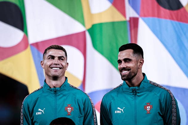 September 24, 2026, Lisboa, Lisboa, Portugal: Cristiano Ronaldo of Portugal national team, Nationalteam and Diogo Costa of Portugal National Team during the UEFA Nations League 2026Ã¢â‚¬27 League Phase Matchday 1 match between Portugal and Wales at Estadio Jose Alvalade in Lisbon, Portugal Lisboa Portugal - ZUMAg283 20260924_zsp_g283_031 Copyright: xJoaoxGregoriox