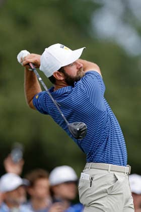 MEDINAH, IL - SEPTEMBER 24: Cameron Young of the United States hits a drive at the second hole during Thursday s Four-ball matches on day one of the Presidents Cup 2026 on September 24, 2026 at Medinah Country Club in Medinah, Illinois. (Photo by Joe Robbins Icon Sportswire) GOLF: SEP 24 Presidents Cup EDITORIAL USE ONLY Icon573260924023