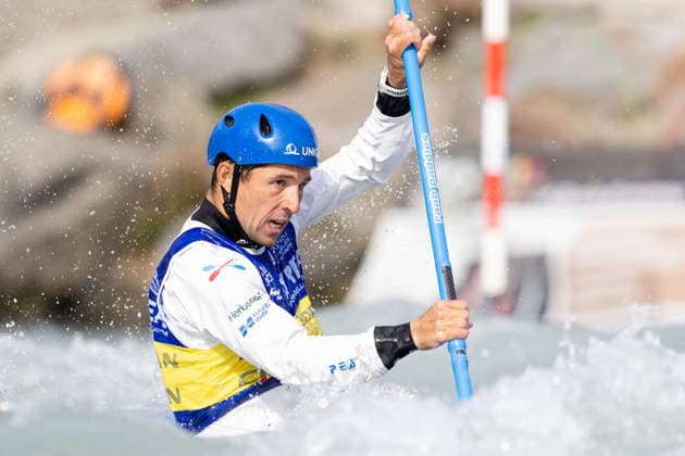 ICF Canoe Slalom European Championships Jiri Prskavec during ICF Canoe Slalom European Championships in Ivrea, Italy, on September 24, 2026 Ivrea Italy  Copyright: xFotoxOlimpikx originalFilename:jastrzebowski-icfcanoe260924_npfNW.jpg