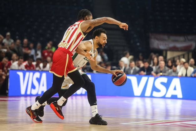 Crvena Zvezda Belgrade v Zalgiris Kaunas - EuroLeague BELGRADE, SERBIA - SEPTEMBER 24: Players in action during EuroLeague Basketball Regular Season Round 1 game between Crvena Zvezda Meridianbet Belgrade v Zalgiris Kaunas at Belgrade Arena on September 24, 2026 in Belgrade, Serbia. Filip Stevanovic Anadolu Belgrade Serbia. Editorial use only. Please get in touch for any other usage.  Copyright: x2026xAnadoluxFilipxStevanovicx