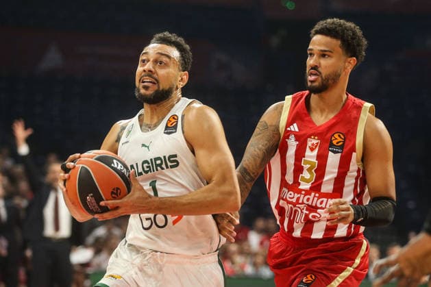 Crvena Zvezda Belgrade v Zalgiris Kaunas - EuroLeague BELGRADE, SERBIA - SEPTEMBER 24: Nigel Williams-Goss (1) of Zalgiris Kaunas in action during EuroLeague Basketball Regular Season Round 1 game between Crvena Zvezda Meridianbet Belgrade v Zalgiris Kaunas at Belgrade Arena on September 24, 2026 in Belgrade, Serbia. Filip Stevanovic Anadolu Belgrade Serbia. Editorial use only. Please get in touch for any other usage.  Copyright: x2026xAnadoluxFilipxStevanovicx