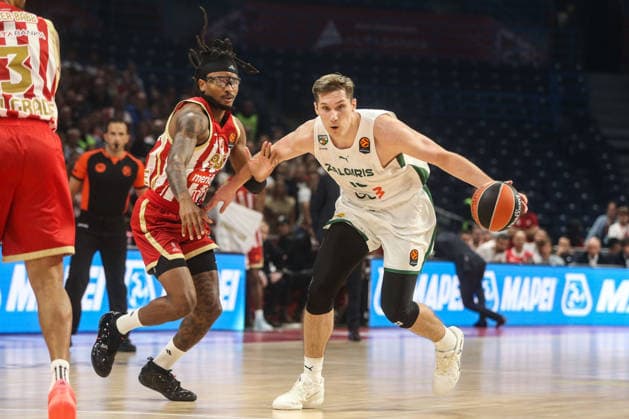 Crvena Zvezda Belgrade v Zalgiris Kaunas - EuroLeague BELGRADE, SERBIA - SEPTEMBER 24: Players in action during EuroLeague Basketball Regular Season Round 1 game between Crvena Zvezda Meridianbet Belgrade v Zalgiris Kaunas at Belgrade Arena on September 24, 2026 in Belgrade, Serbia. Filip Stevanovic Anadolu Belgrade Serbia. Editorial use only. Please get in touch for any other usage.  Copyright: x2026xAnadoluxFilipxStevanovicx